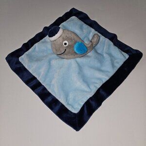 Bananafish Whale Fleece Lovey Plush Baby Toy Blue Gray